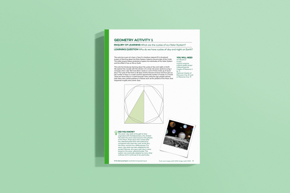 Geometry lesson plan: Why do we have cycles of day and night on Earth?