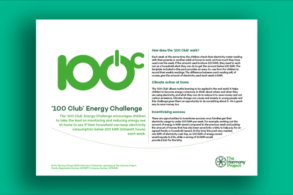 '100 Club' Energy Challenge